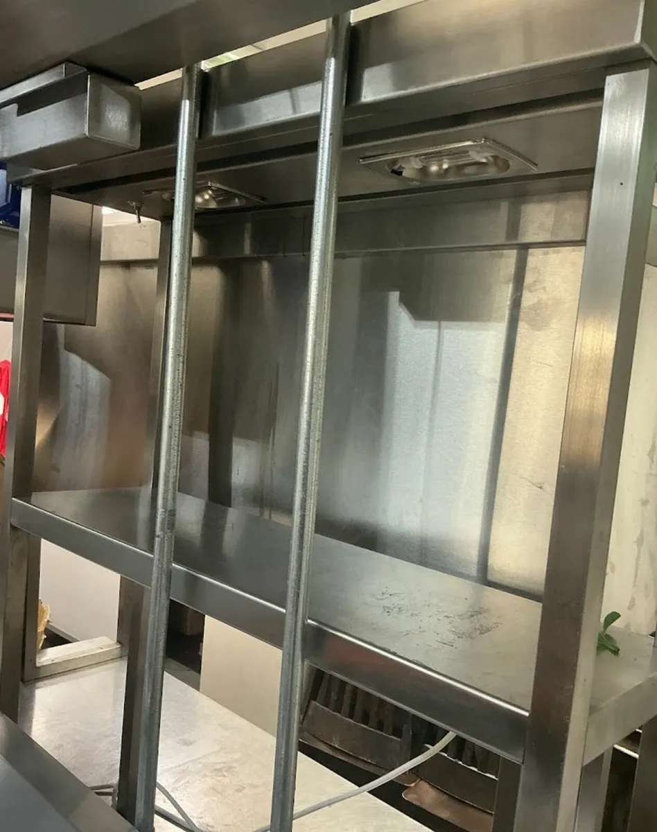 Stainless Steel Double-Tier Heated Gantry / Food P