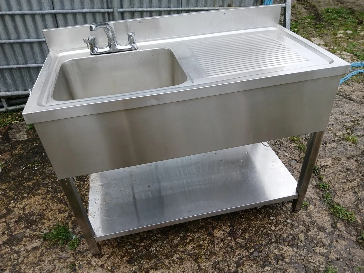 Staneless steel cabbinet sink unit complete - Image 4