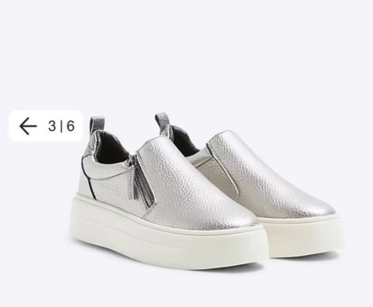 River island trainers - Image 1
