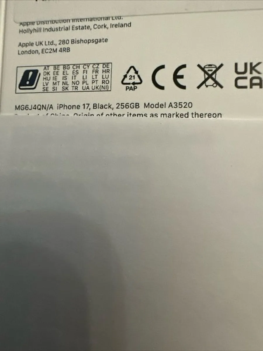 iphone 17 256 gb Unlocked New sealed - Image 4