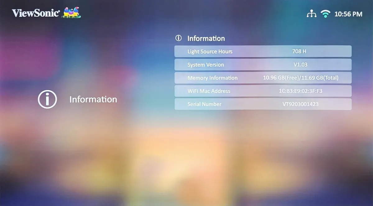 ViewSonic M2 Full HD Smart Portable LED Projector - Image 4