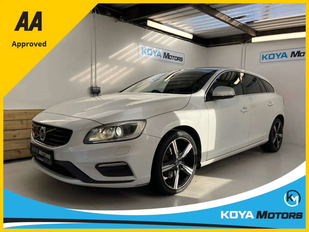 Volvo V60 2.0 D4 R-DESIGN DIESEL AUTO // FULL LEAT - Image 1