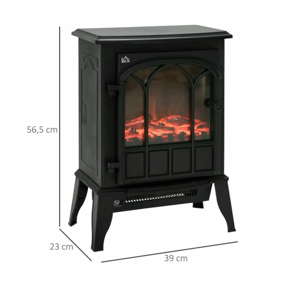 Electric Fireplace, Electric Stove Heater with LED - Image 4