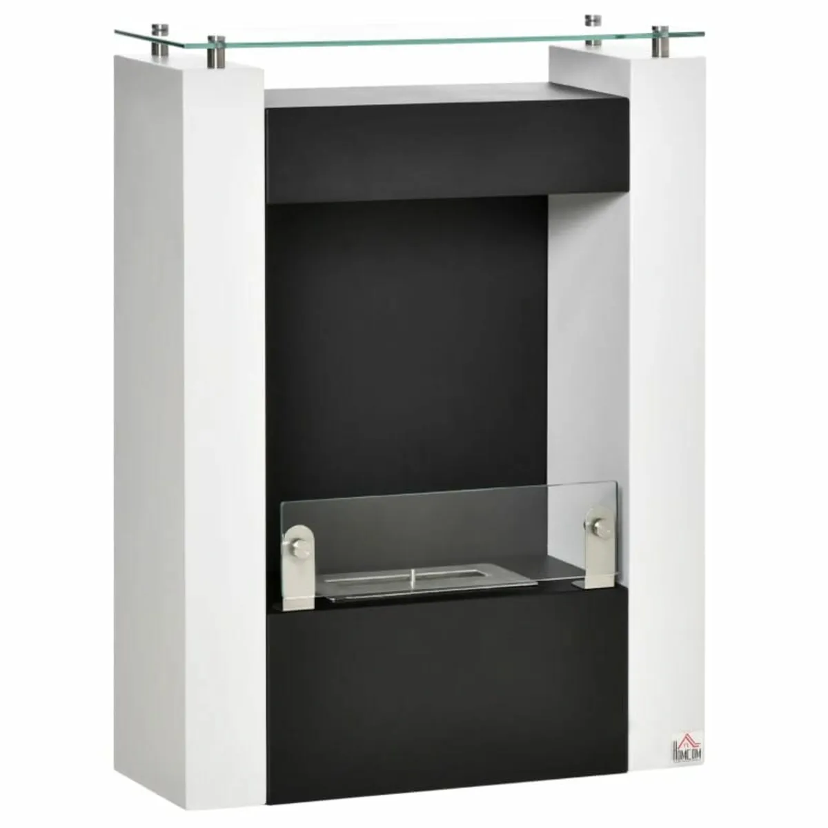 Freestanding Ethanol Fireplace with Tempered Glass - Image 4