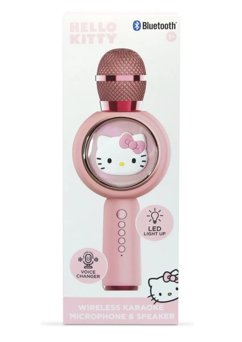 Brand new Hello Kitty karaoke microphone, speaker - Image 1