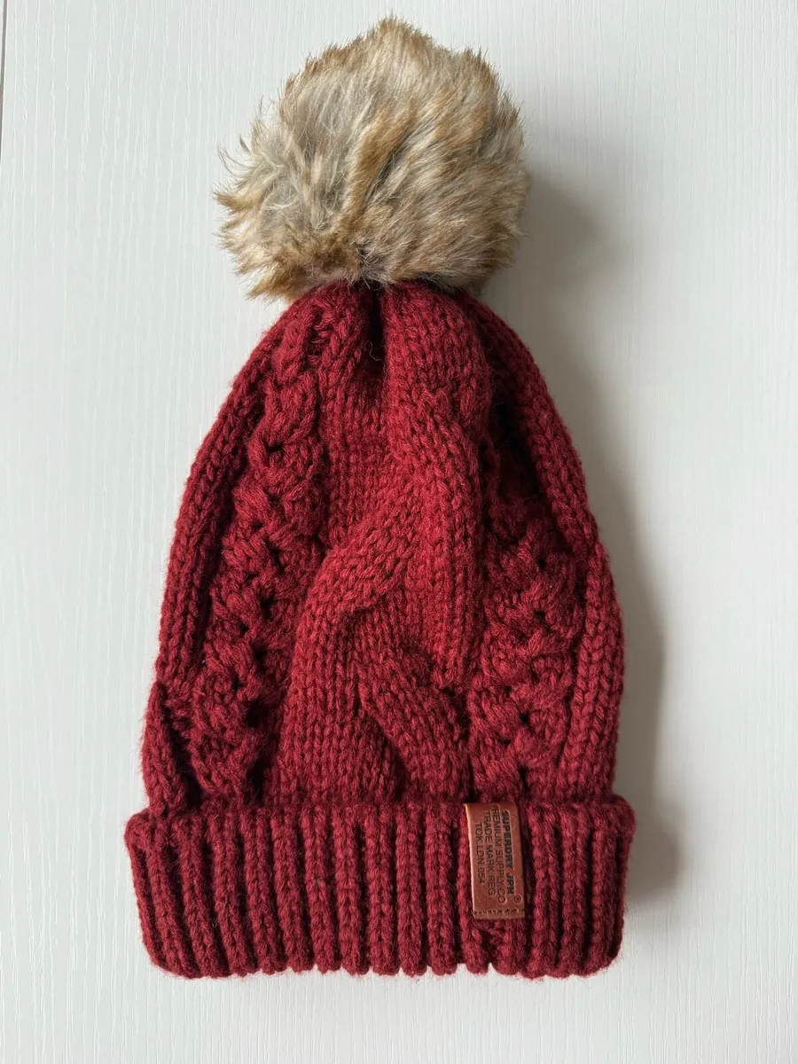 Superdry women ladies beanie hat, like new - Image 1
