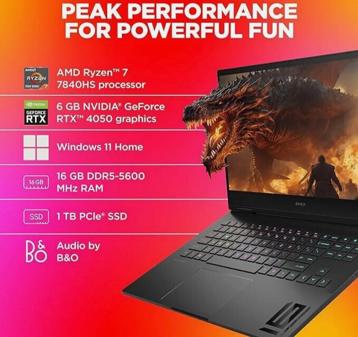 Laptop-Gaming-Rtx G force graphics with Gamikeyboa - Image 4