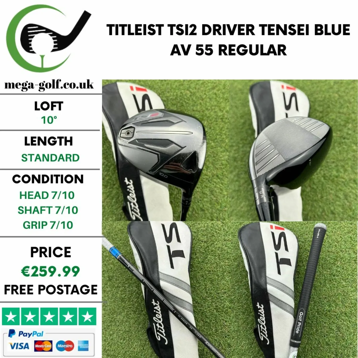 Titleist TSi2 Driver 10° / Regular - Image 1