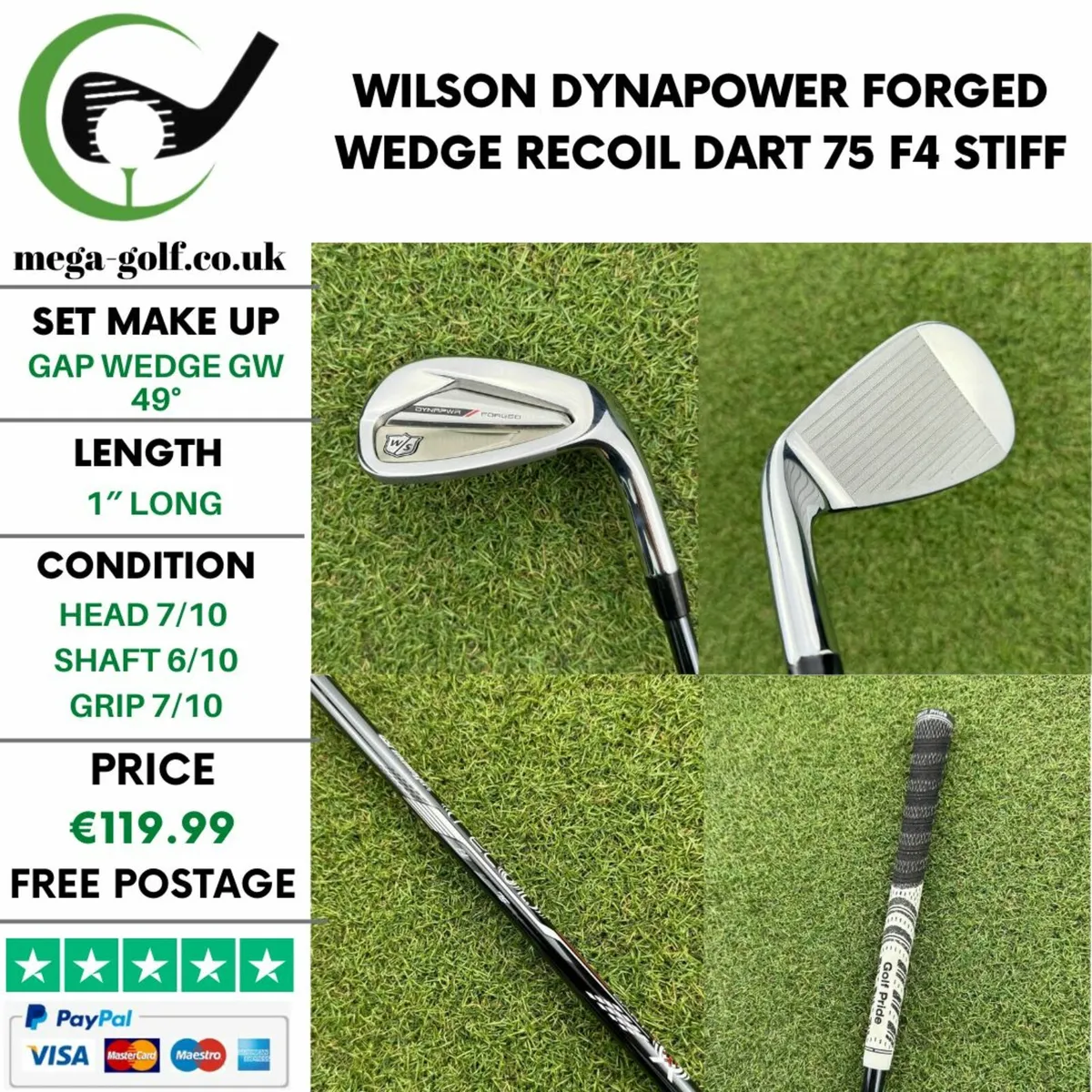 Wilson Dynapower Forged Wedge Gw 49° / Stiff - Image 1