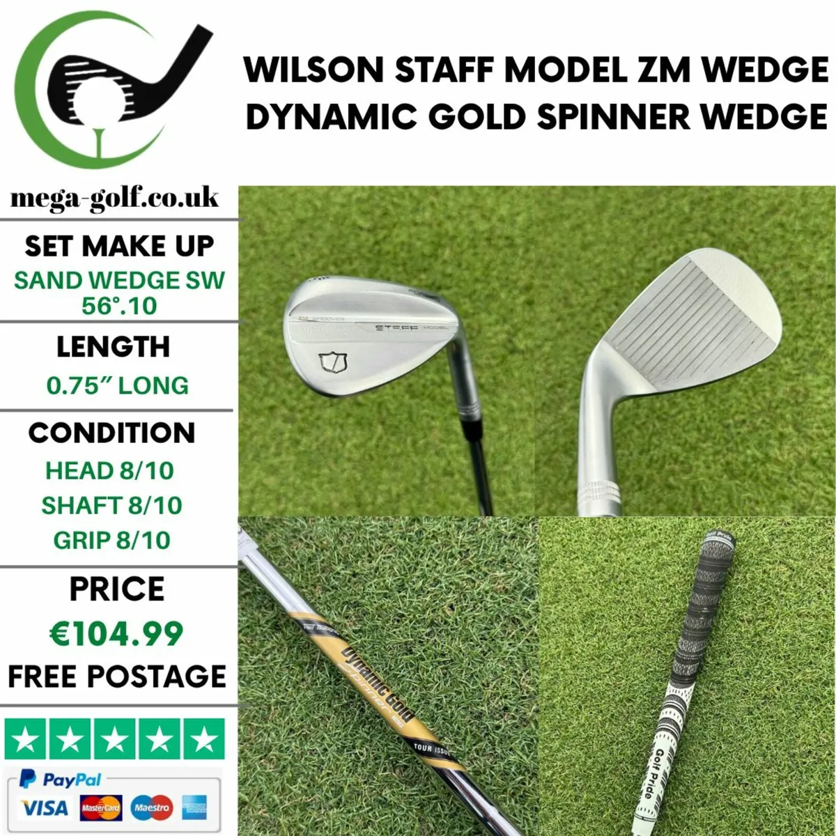 Wilson Staff Model ZM Wedge Sw 56°.10 / Wedge - Image 1