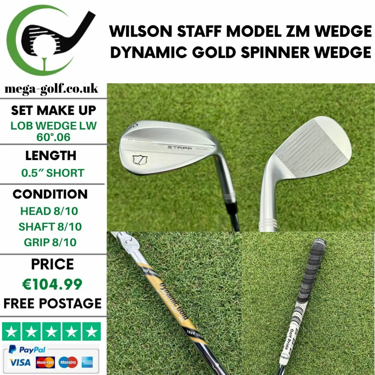 Wilson Staff Model ZM Wedge Lw 60°.06 / Wedge - Image 1