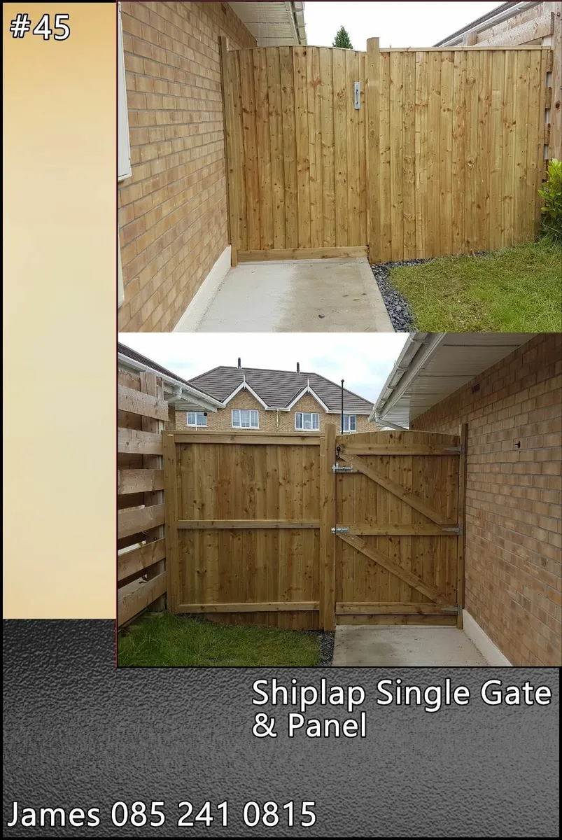 Timber Gates Free Installation - Image 1