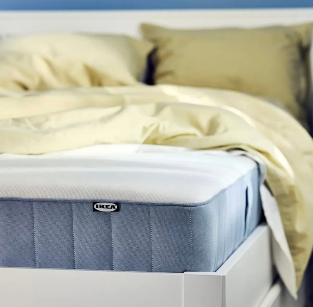 Mattress (VESTEROY Pocket sprung mattress, firm/light blue, Standard King) - Image 4