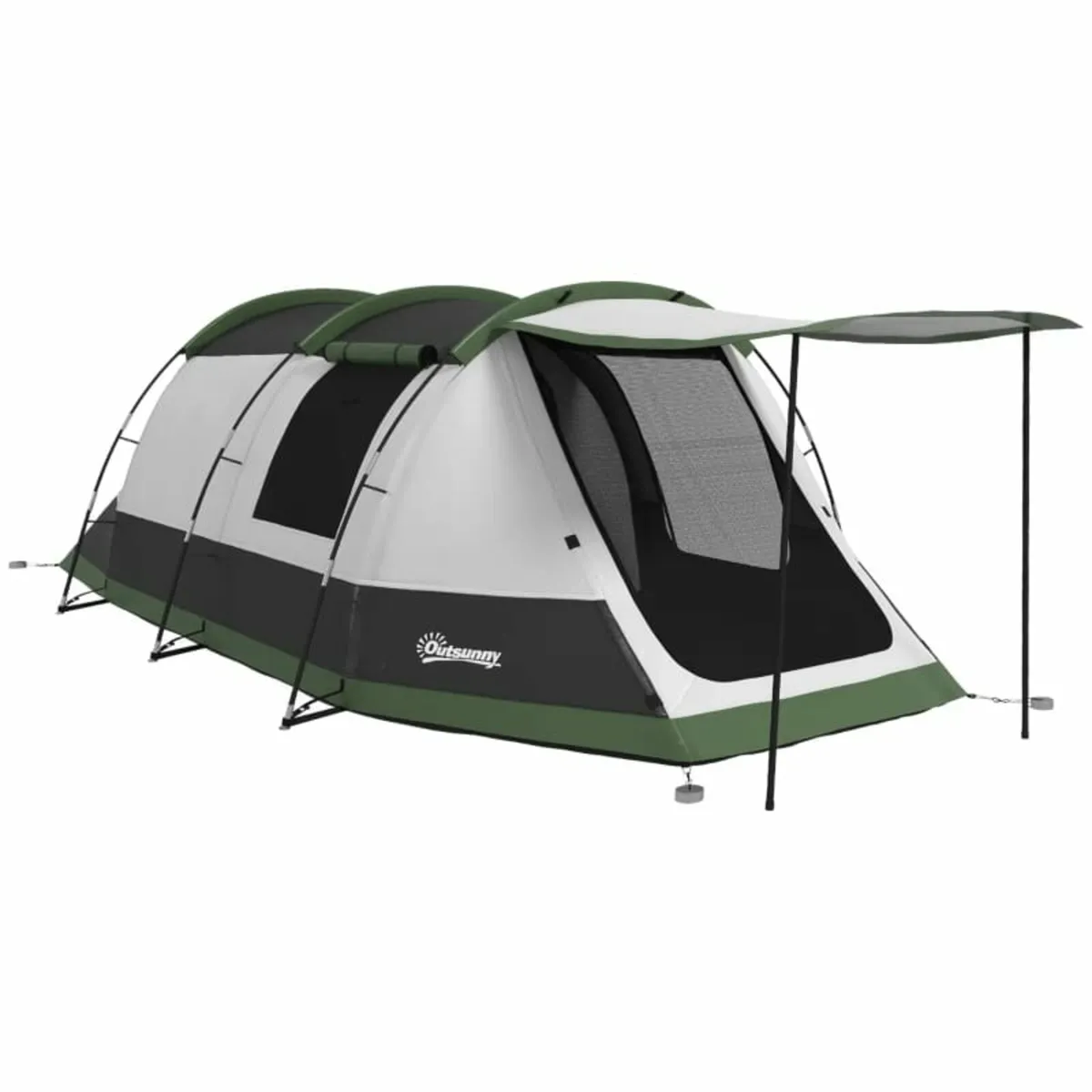Three-Man Camping Tent, with Two Rooms and Porch - - Image 3