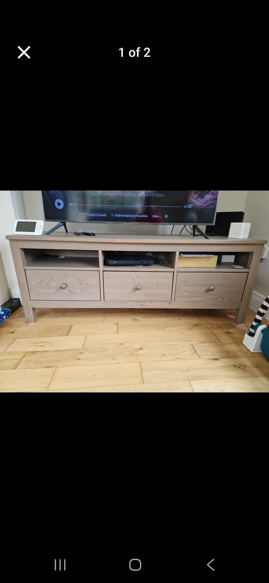 Hemnes large and small TV unit - Image 1