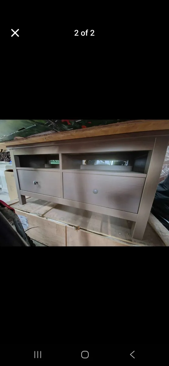 Hemnes large and small TV unit - Image 2