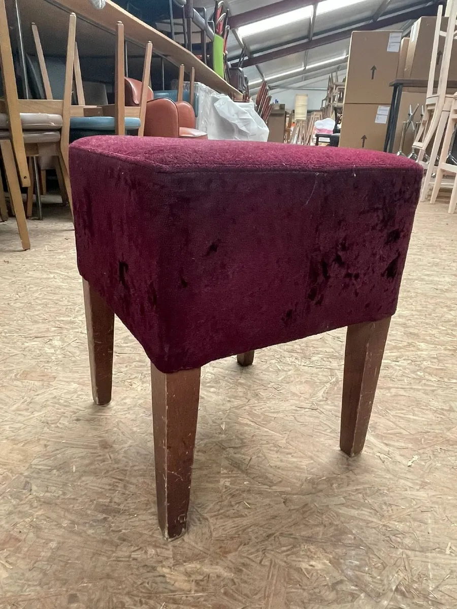 2 Low Stools - Image 3