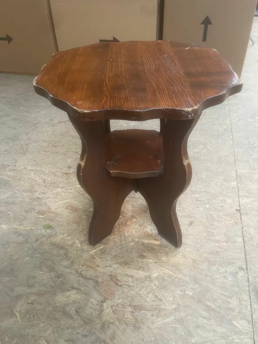 2-Tier Wooden Table