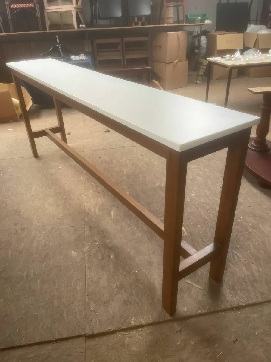 White High Table - Image 1