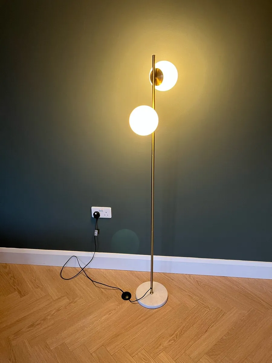 Brushed Brass Floor Lamp - Image 3