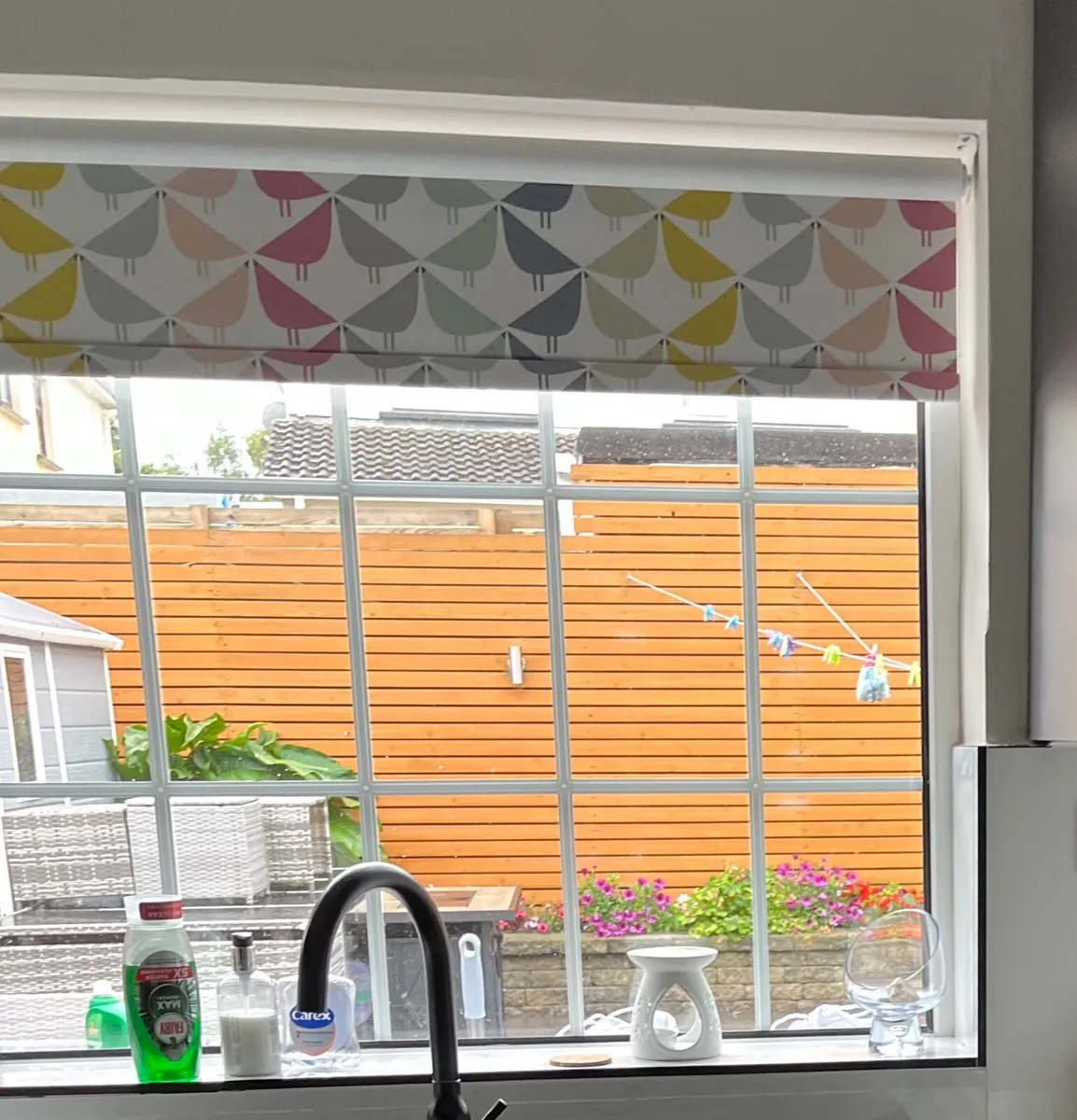 Kitchen roller blind - width 175 cm approx