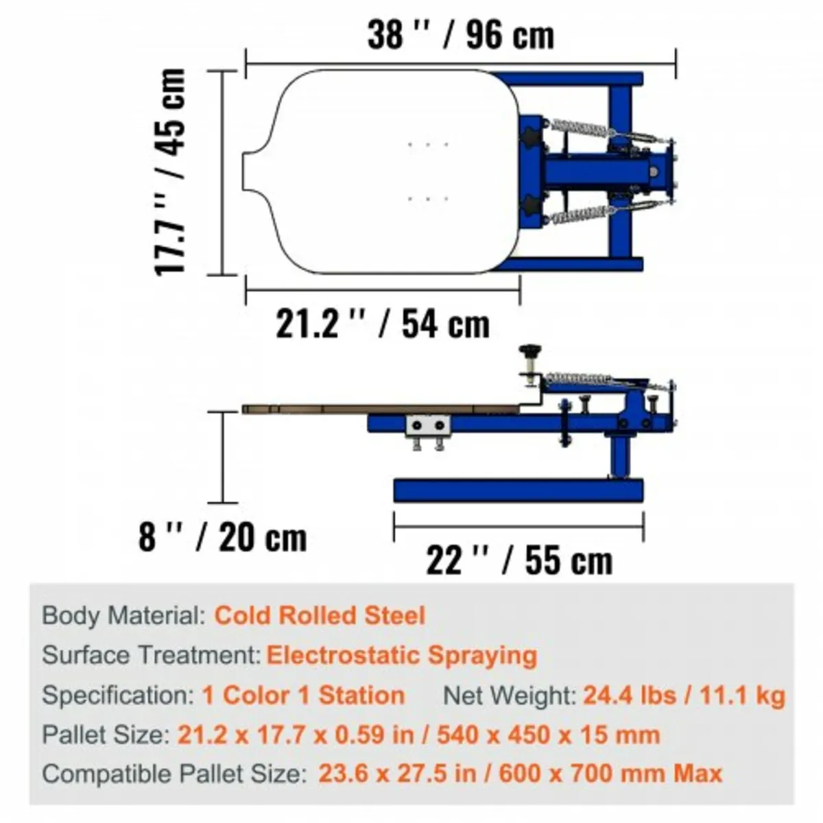 Screen Printing Machine, 1 Color 1 Station Silk Sc - Image 4