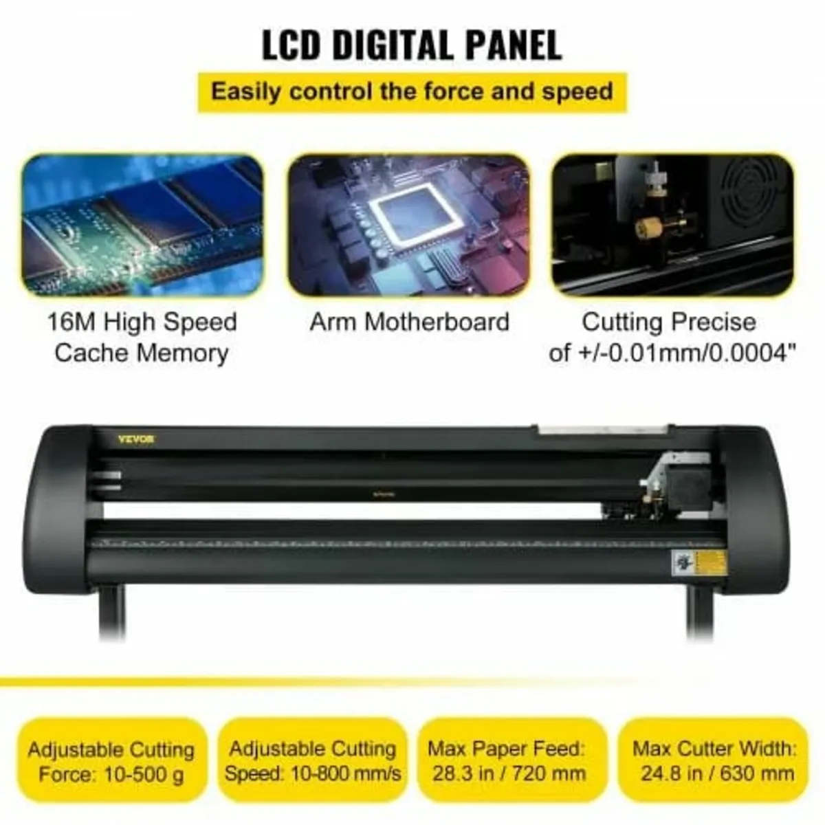Vinyl Cutter Machine, 28 Inch Paper Feed Cutting P - Image 3
