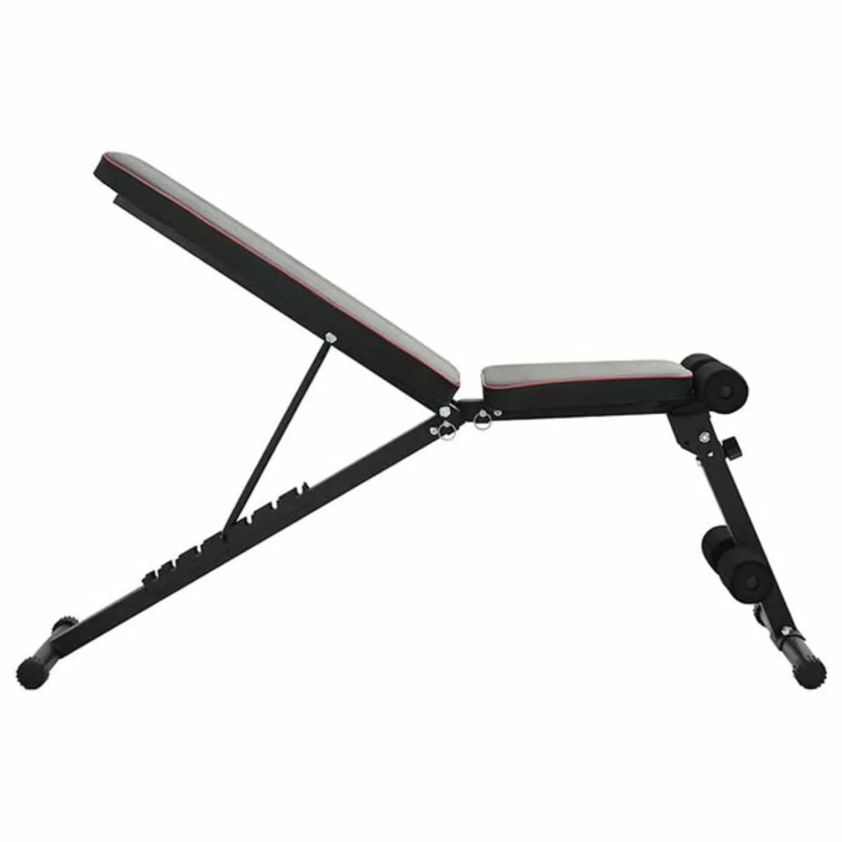Weight Bench Manual Black 131 x 41 x 110 cm Steel - Image 3