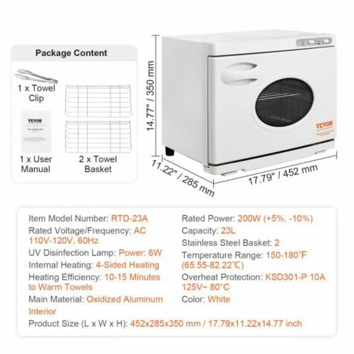 Hot Towel Warmer,23L Large Capacity Spa Hot Towel - Image 2