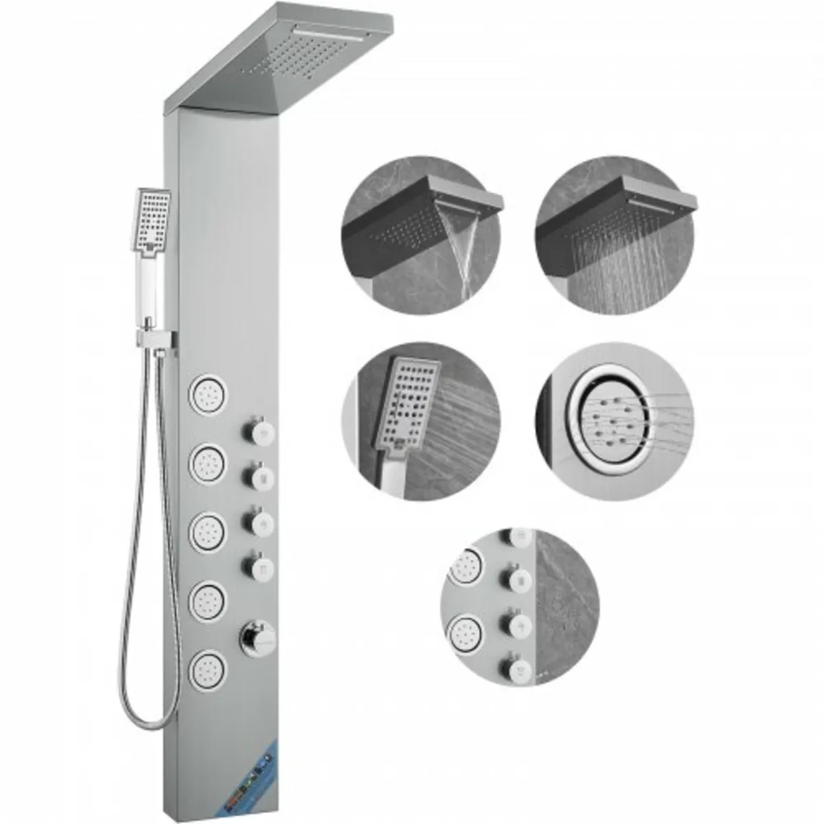 Shower Panel System, 4 Shower Modes Shower Panel T - Image 1