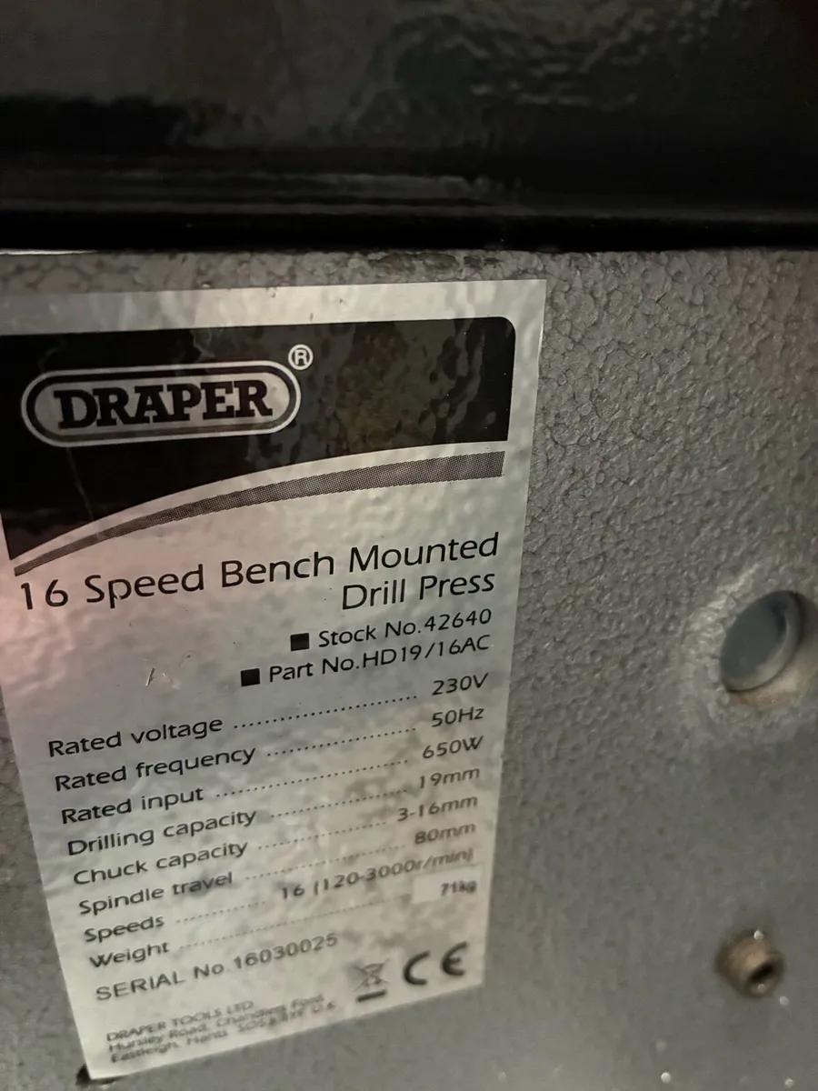 Pillar Drill - Image 2