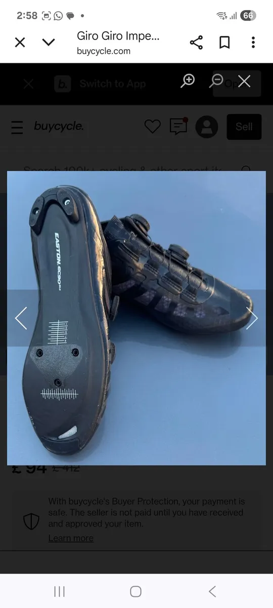 GIRO IMPERIAL SHOES CARBON. SIZE 9. Brand new. - Image 4