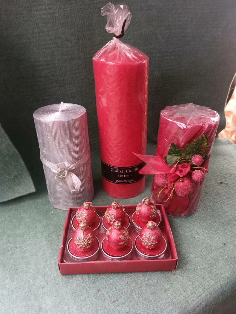 Beautiful candle's all new - Image 1