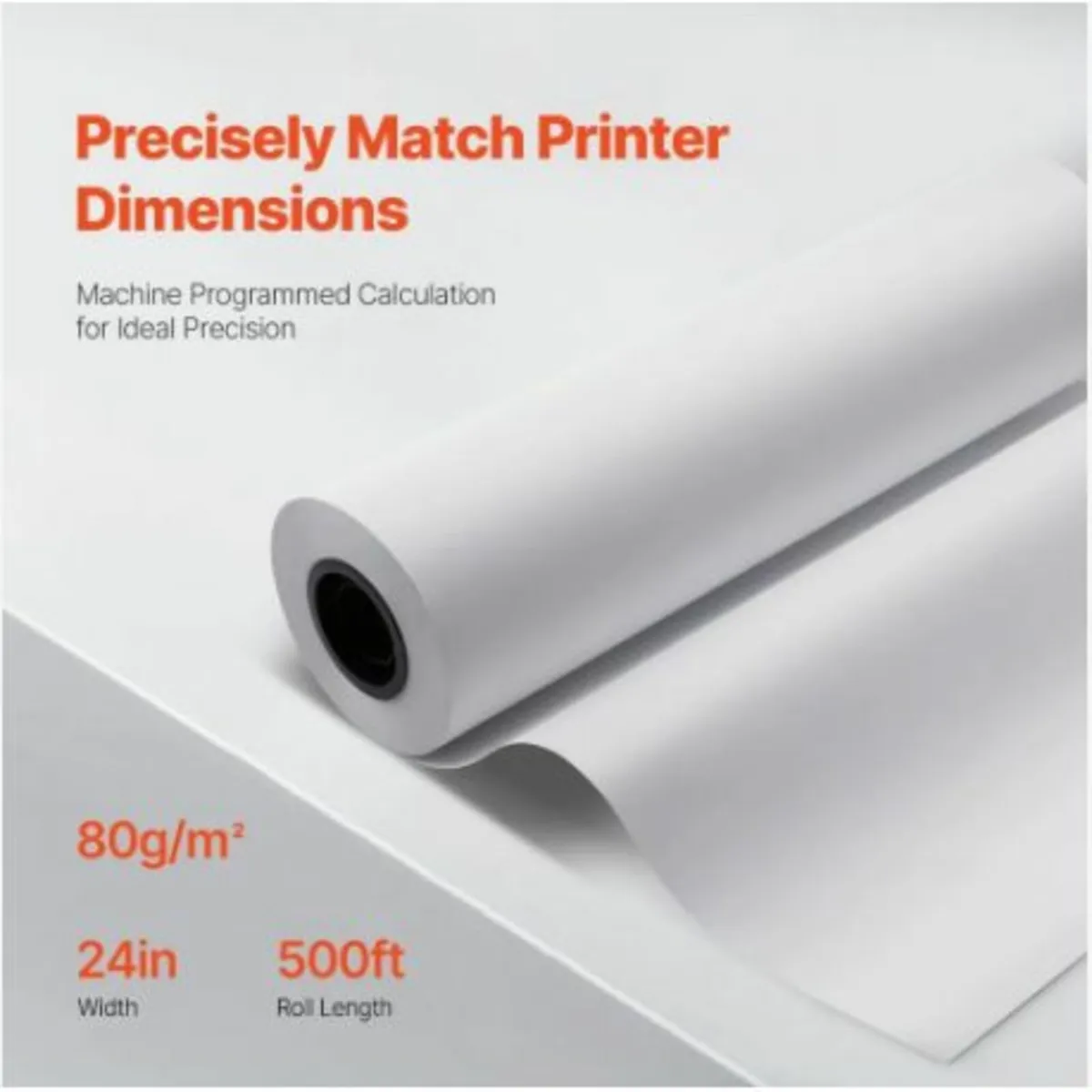 Wide Format Paper, 24 in x 500 ft Plotter Paper - Image 3