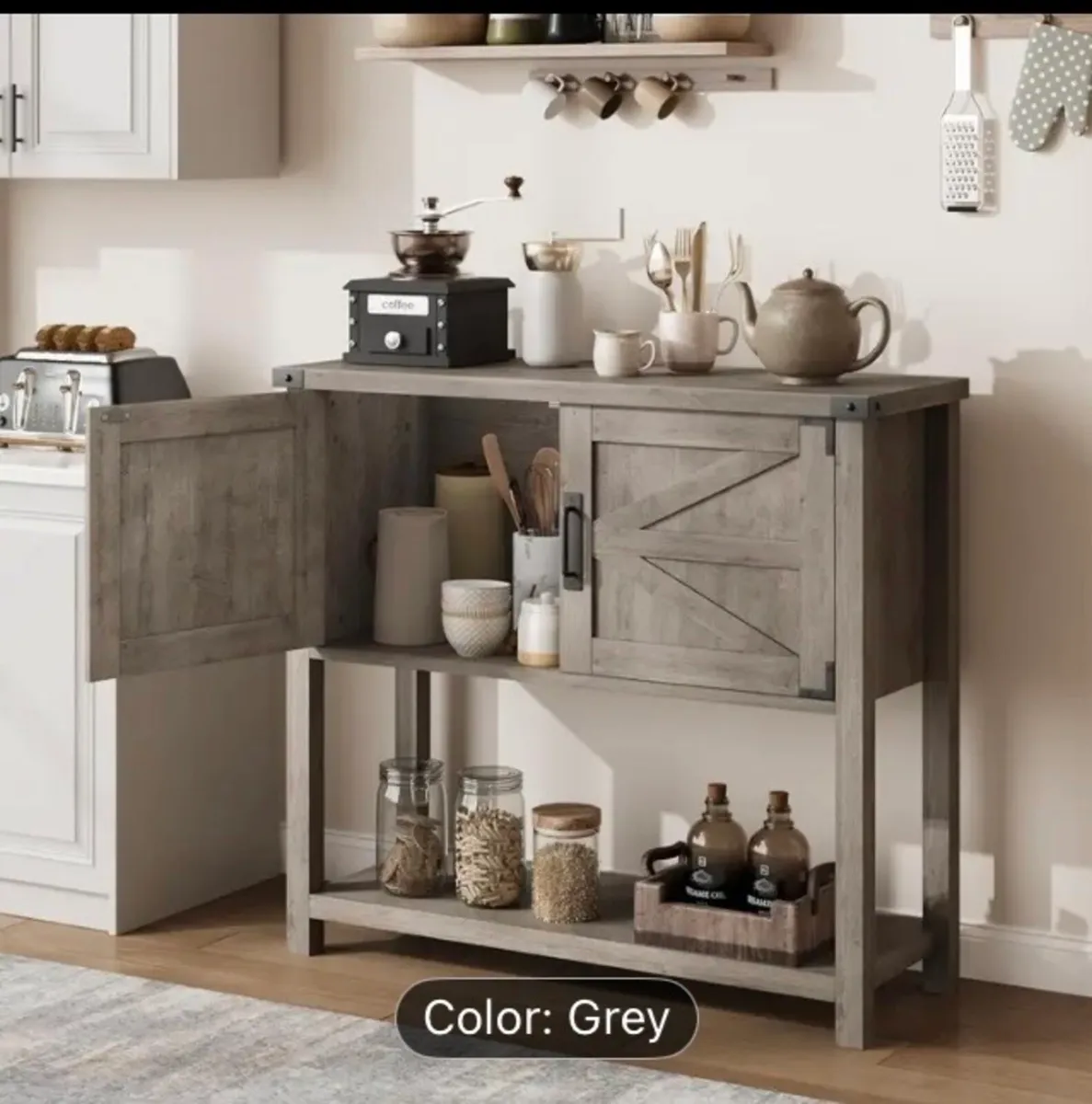 Two door cabinet table free postage - Image 2