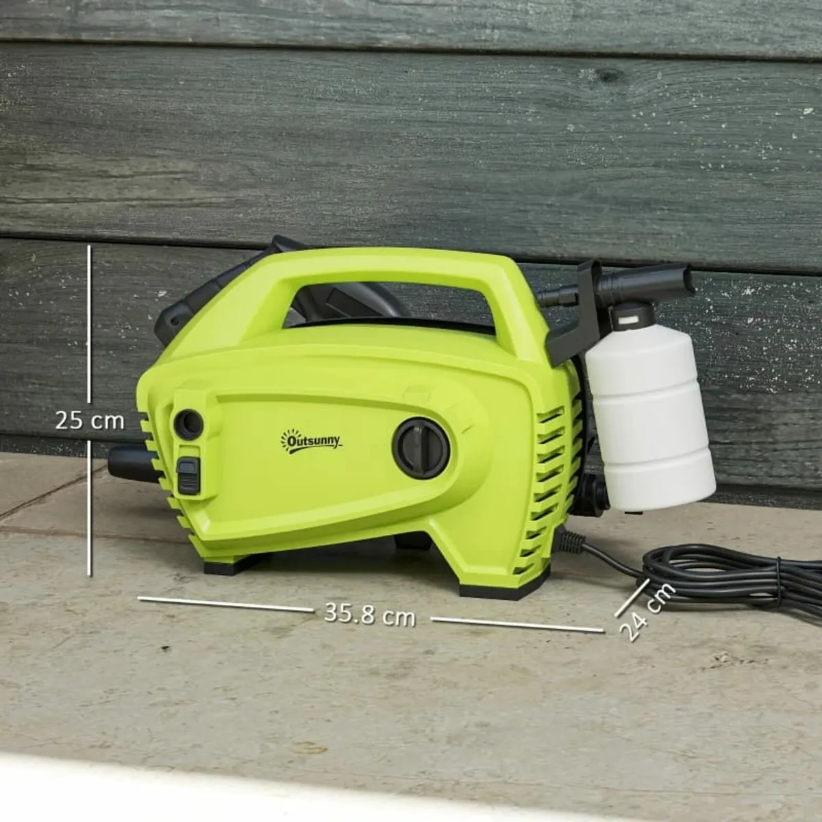 1600W High Pressure Washer, 130 Bar Pressure, 390 - Image 3