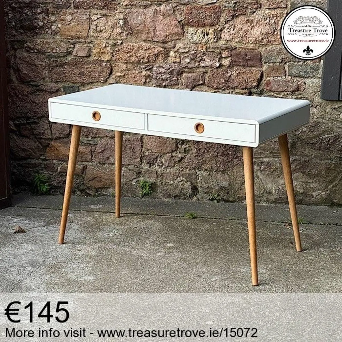 Modern white desk / console - Image 1
