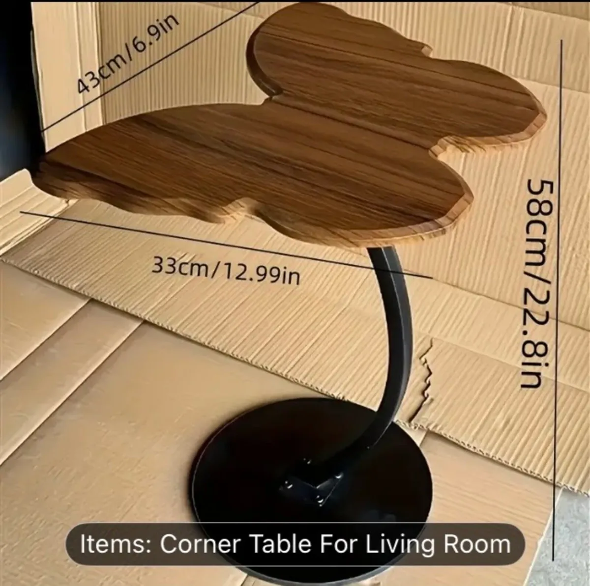 Butterfly shaped coffee table free postage - Image 3