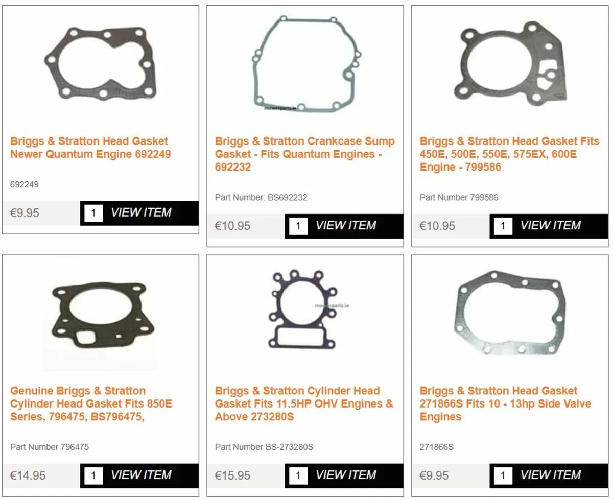 Briggs & Stratton Spare Parts - Image 4