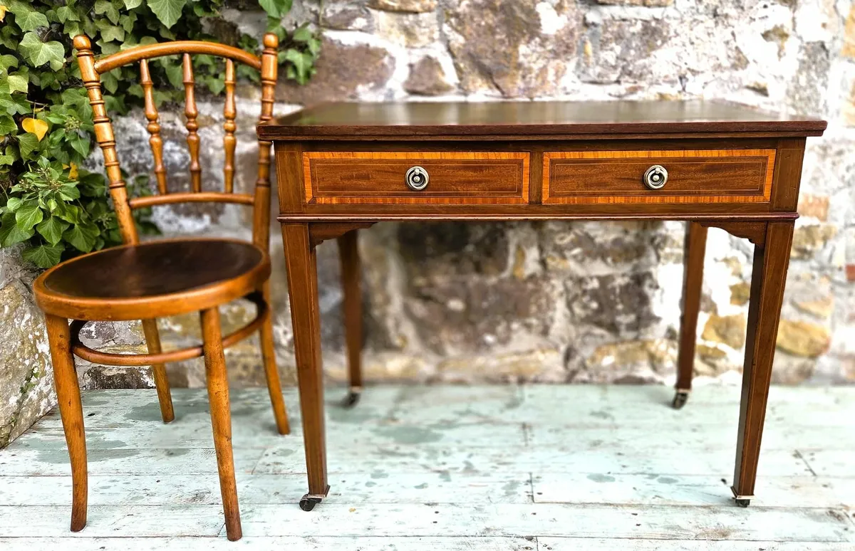 Edwardian Writing Desk- Circa 1900 - Image 1