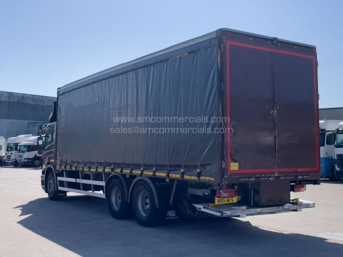 2017 (17) SCANIA P280 TWIN WHEEL REARLIFT 6X4 CURT - Image 4