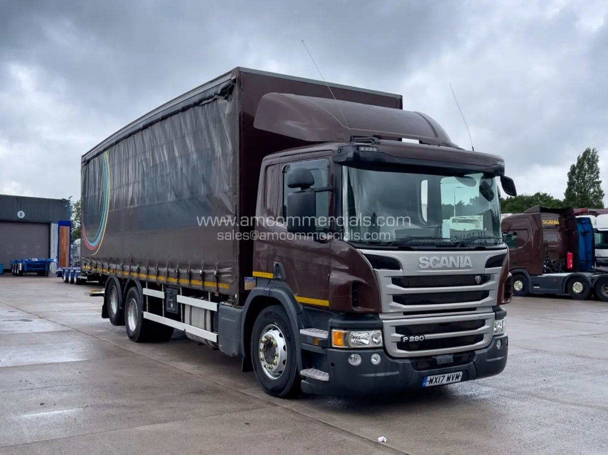 2017 (17) SCANIA P280 6X2 TAG CURTAINSIDE - Image 1