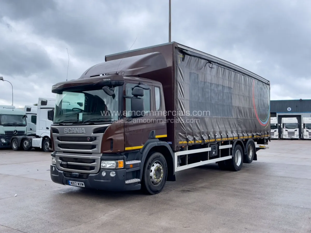 2017 (17) SCANIA P280 6X2 TAG CURTAINSIDE - Image 3