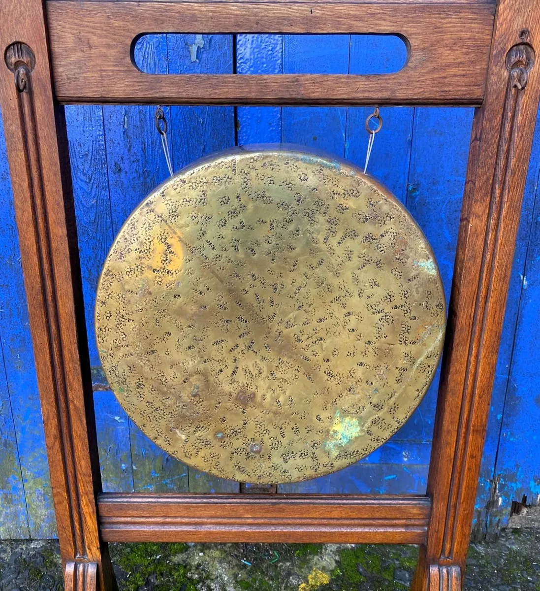 ANTIQUE FREESTANDING GONG - Image 4