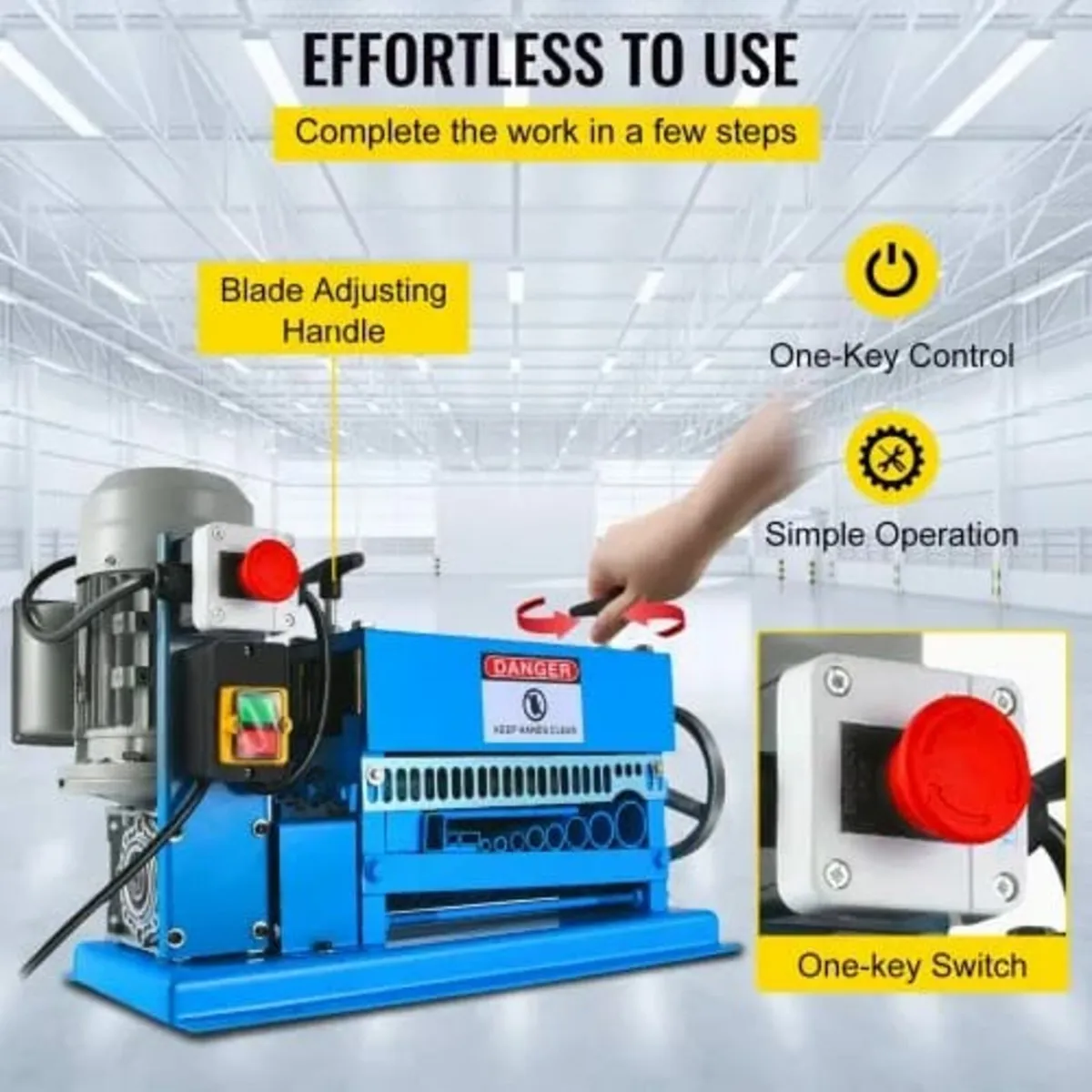 1.5-38MM Automatic Wire Stripping Machine 370W Kin - Image 3