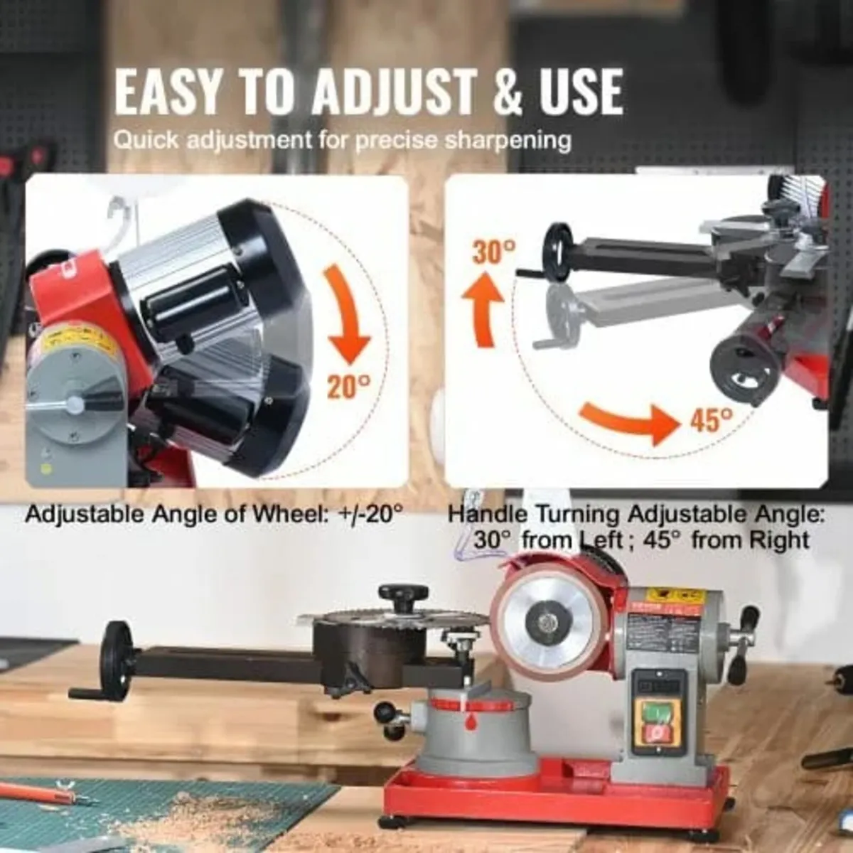 Circular Saw Blade Sharpener Grinder 370W 3600RPM - Image 3