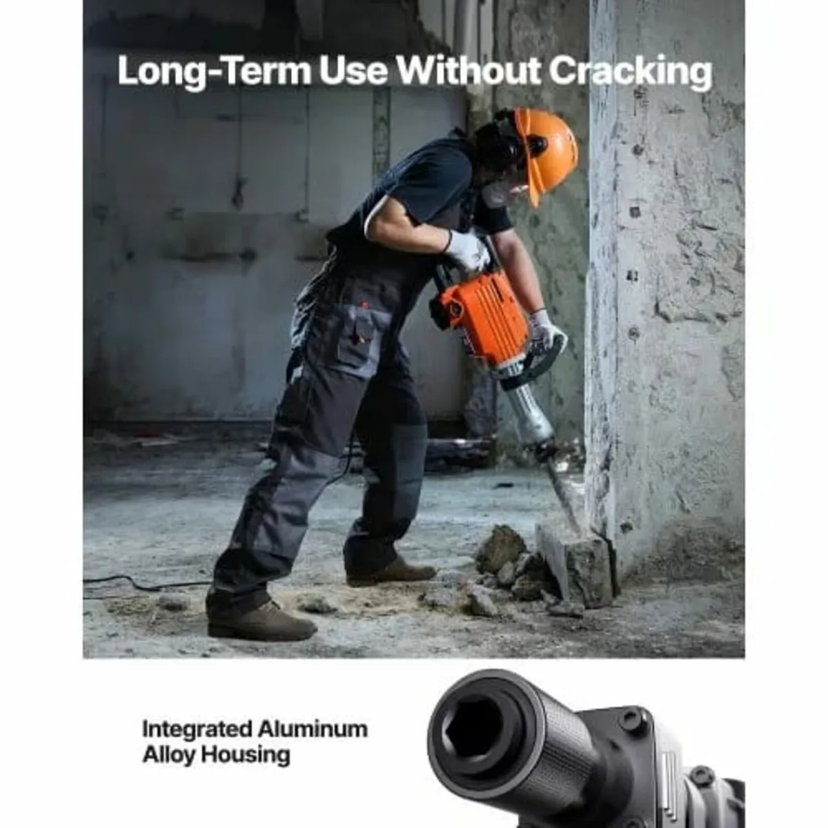 Demolition Jack Hammer Concrete Breaker 2200W Elec - Image 3