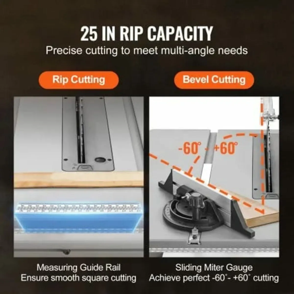 1800 W Table Saw Electric Cutting Machine, 625 mm - Image 3