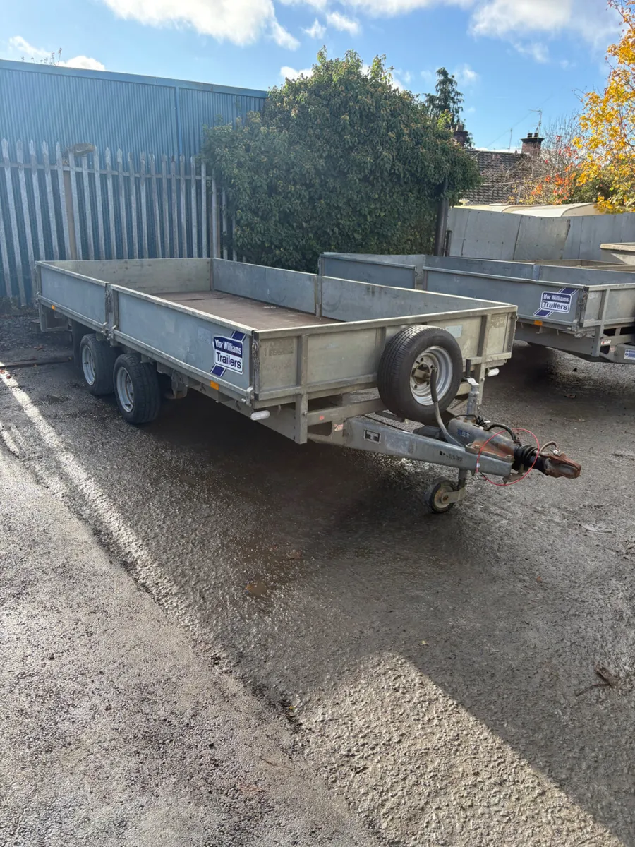 Ifor Williams 14ft dropside trailer - Image 1