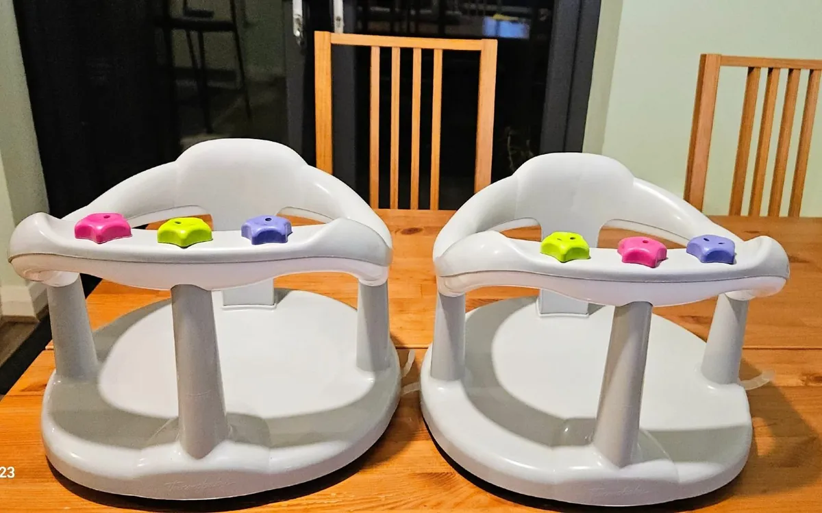 Thermobaby Aquababy Bath Ring – Grey (x2 available - Image 3